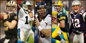 There's some quality QBs in this photo. But where do they stack up in my fantasy quarterback rankings?